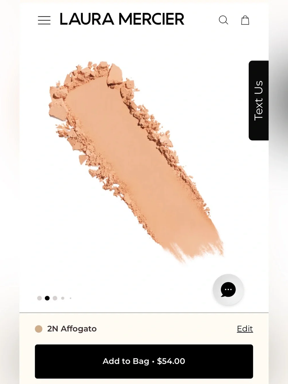 Laura Mercier Real Flawless Feather Matte Powder Foundation - 2N Affogato
